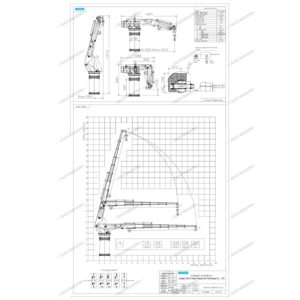 9t 16.3m Ship Board Crane For Efficient Cargo Handling