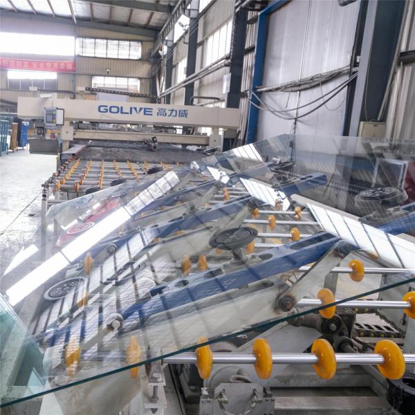 Ultra Clear Float Pattern Decorative Glass Narrow Reeded Tempered Sheet Glass Stair Manufacturing Plant