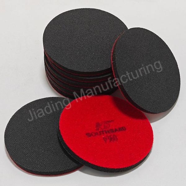Hook and Loop Backing Material High Abrasive Sanding Sponge Disc for Polishing Automobile