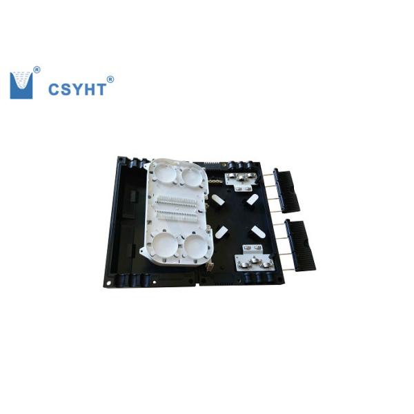 ABS Material Joint Closure Fiber Optic Load PLC Splitter With 16pcs FTTH Drop Cable Port