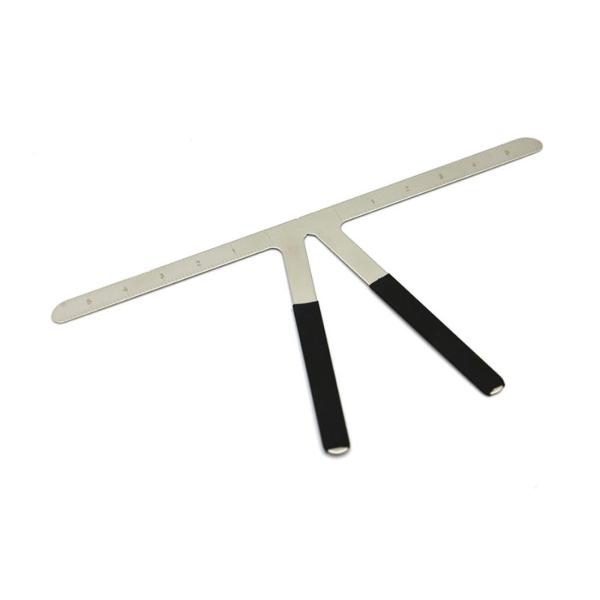Siliver SS Permanent Makeup Three Point Positioning Brow Ruler eyebrow design tools For Eyebrow Permanent makeup
