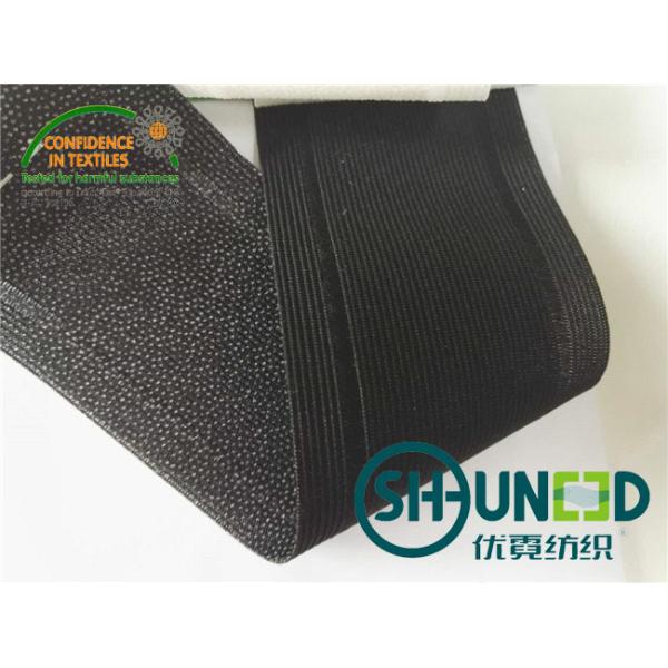 Comfortable Waistband Woven Interlining With Good Stretch / Knit Structure
