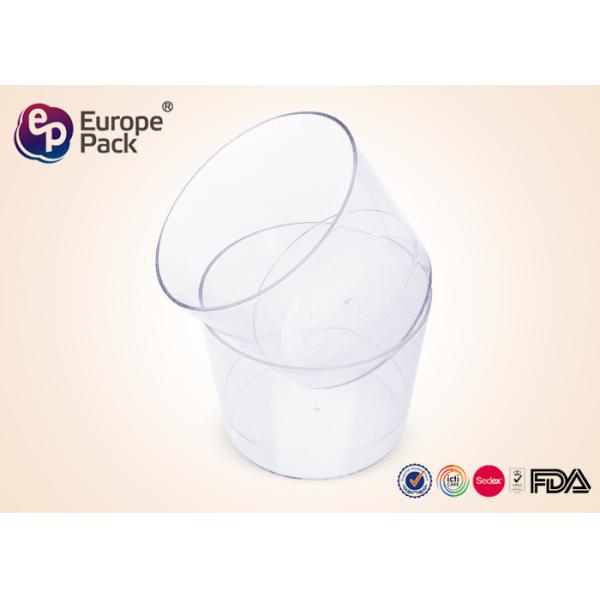FDA Ice Cream Disposable Plastic Dessert Cup 190ml Plastic Cake Cups