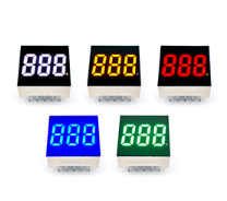 20mA 7 Segment LED Display 3 Digits 0.28 Inch 0.56 Inch Durable