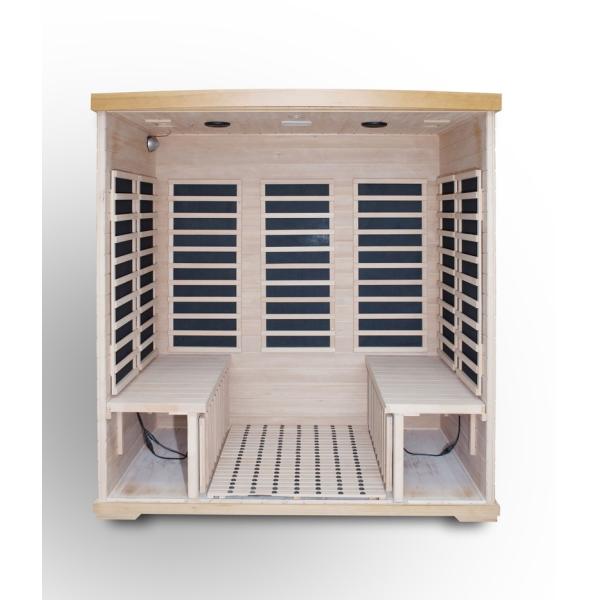 Hemlock Computer Controlled Sauna Computer Control Panel Classic 3 Person Detox Humidity Mode Family Top Selling Infrared Far