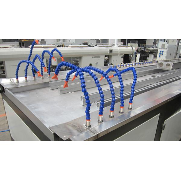 Conical Twin Screw PVC Plastic Profile Extrusion Line Fullly automatic