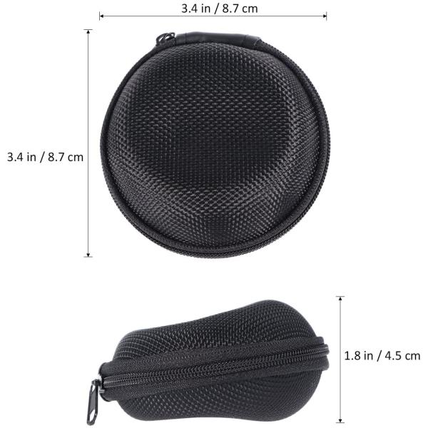 Round 8.7cm 3D Touch EVA Watch Case Waterproof Metal Plate Logo