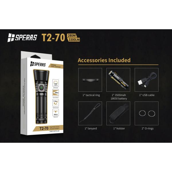 Strong Light Charging LED Hunting Self - Proof Night Riding Mini Flashlight