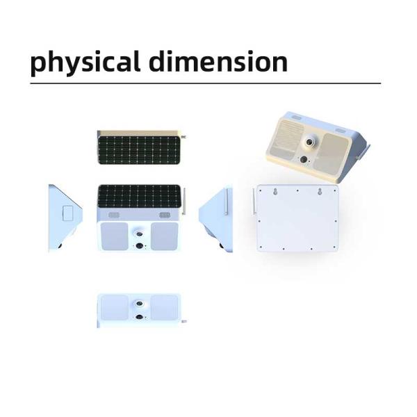 Outdoor CCTV PTZ IP Floodlight Solar Powered Wifi Camera