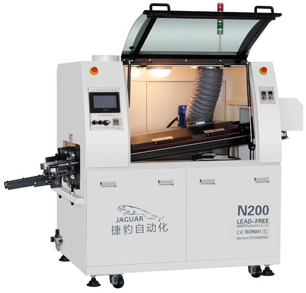 Compact Wave Soldering Machine , Touch Screen Control Hot Air Reflow Oven