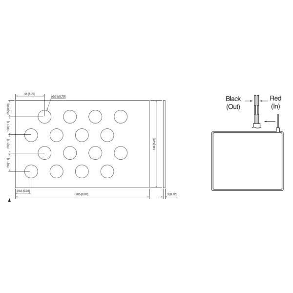 Black Pressure Pad Sensor , Fall Prevention Floor Sensor Mat For Patients Safety