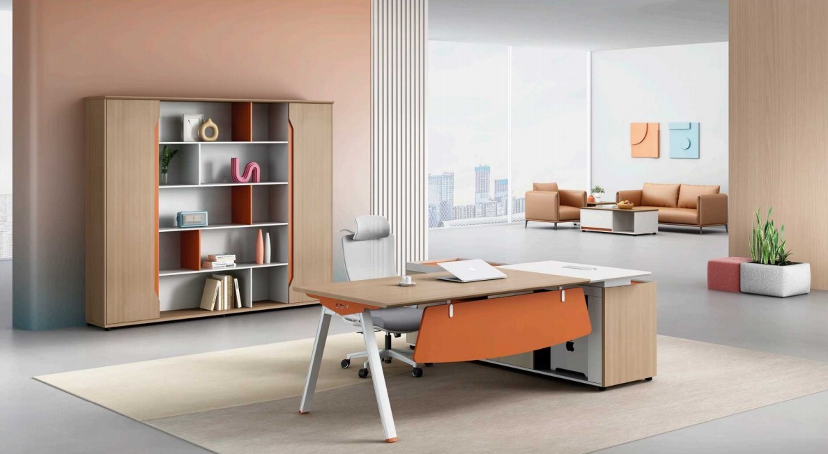 Modern Simple Office Desk , Sturdy Writing Workstation Multi Purpose Computer Desk For Home Office / Small Spaces
