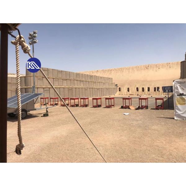 Ballistic Defensive Bastion Barrier Integrated Bulletproof Defense System Create floodwalls or wildfire containment lines