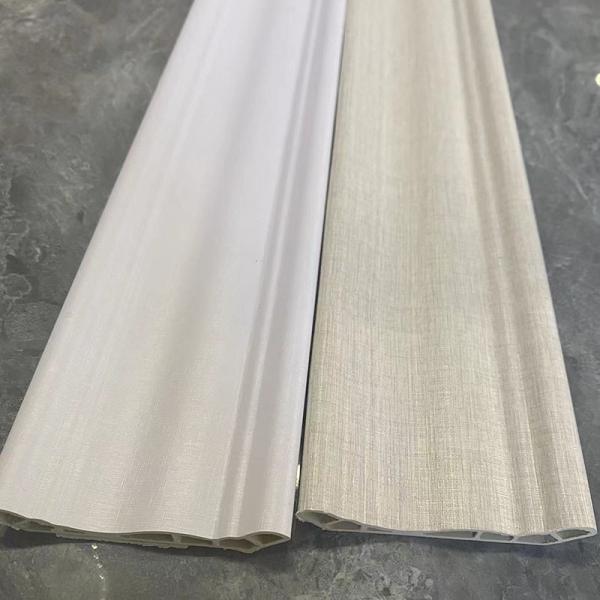 Custom Weather Resistant Square WPC Fluted Wall Panel Corner