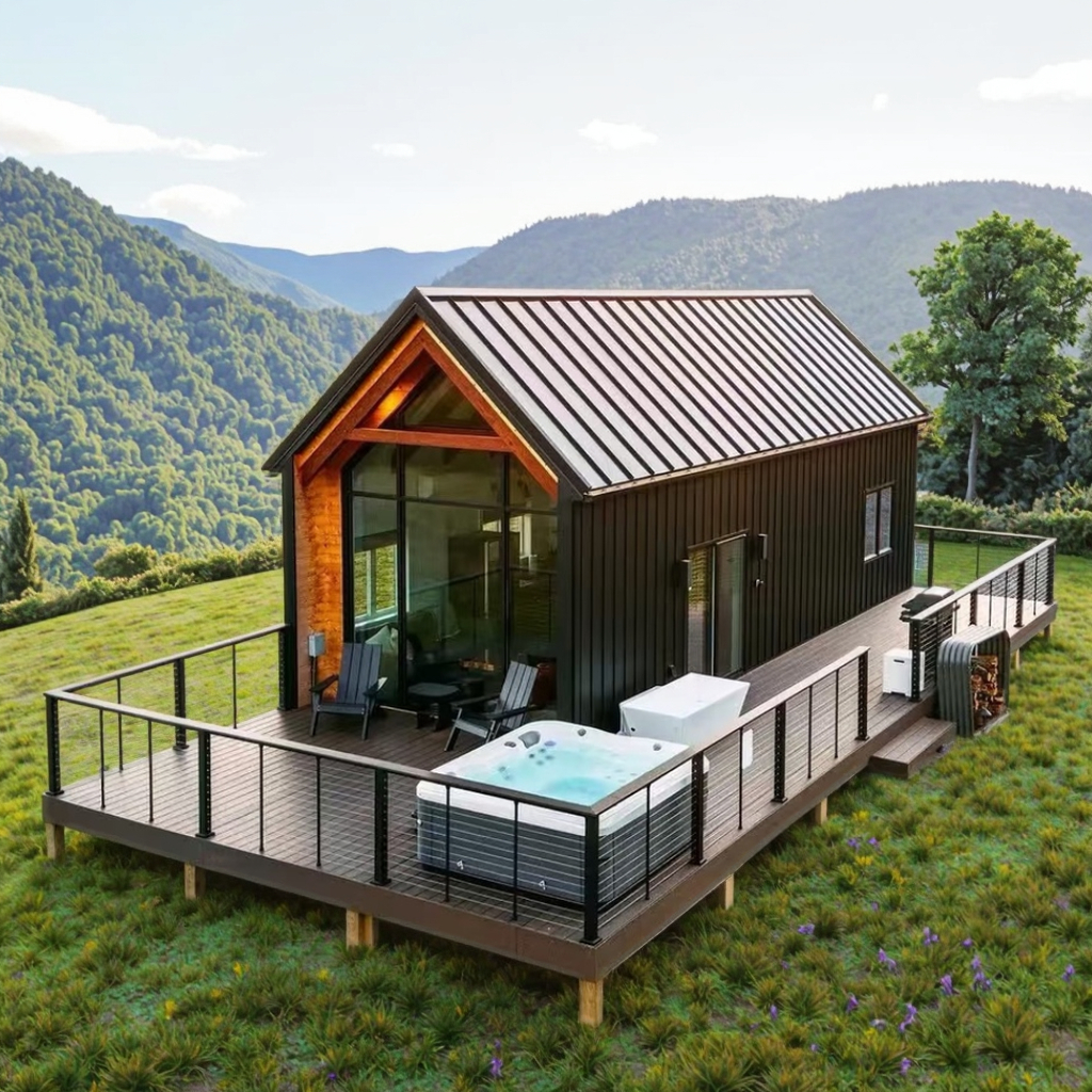 Triangular Design Prefab House, Quick Assembly Customized Portable Multi