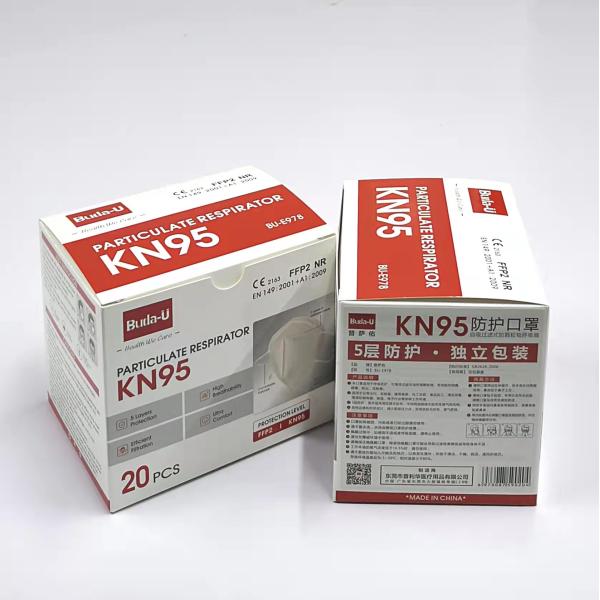 Individual Package KN95 Protection Mask Comfortable And Breathable KN95 Particulate Respirator