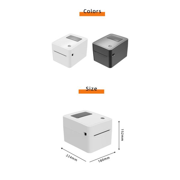 Thermal Barcode Label Printer With Label Holder– Compatible with Amazon Ebay Etsy Shopify 4×6 Shipping Label Printer