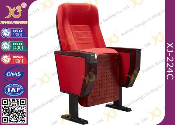 Special Design Iron Leg Auditorium Theatre Chair With Aluminum Alloy ABS Folding Table