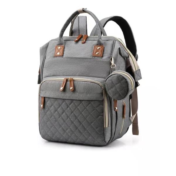 Multi Function Mommy Diaper Backpack With Changing Bed Infant Baby Diaper Bag