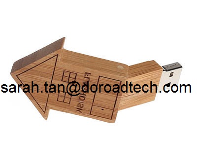 Wooden Personality Creative Gift Customized USB Flash Drive U Disk USB2.0 Flash Drive