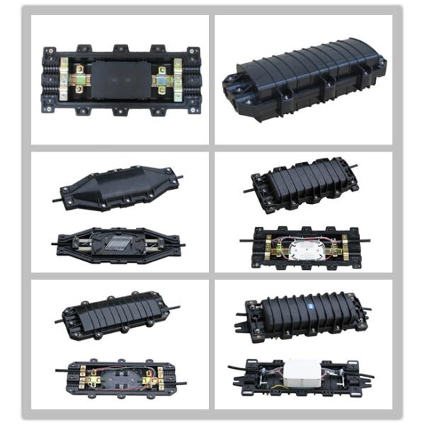 2in , 2out 24 core UV protection optical splice closure for FTTH Solutions