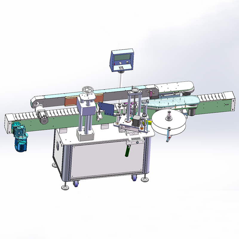 YM610 Automatic Industrial Packaging Machine Square And Flat Bottle Labeling Machines For Olive Oil Honey Label Applicator
