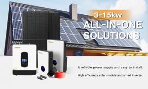Quality Customized 400w Home Solar Panel Power System with 5.5Kw Solar Inverter for sale