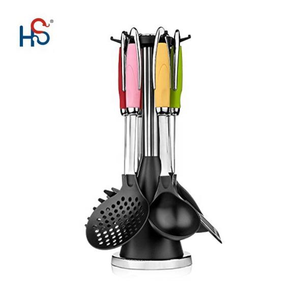 Non-stick 7 Pcs Nylon Cooking Tools Set Solid and Durable for Eco-friendly Kitchen