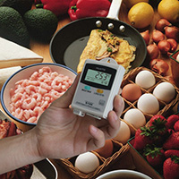 Internal sensor warehouse use Temperature Humidity data logger with analyzed software