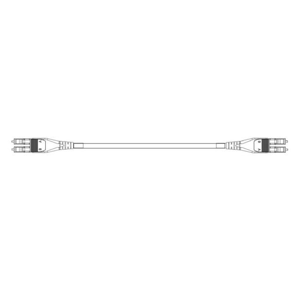Polarity Switchable Uniboot Fiber Optic Patch Cables LC-LC Flat Clip SM/MM Duplex 2.0/3.0mm