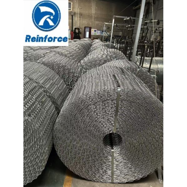 Custom Bending Grid Wave Type Pipeline Reinforcement Mesh Close