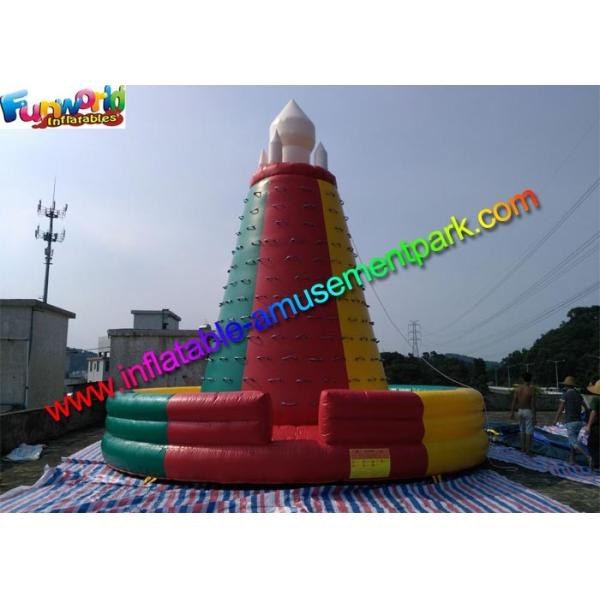 Waterproof Inflatable Climbing Wall , Customized Rock Mountain Climb Wall