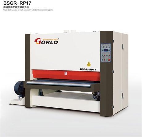 Buy BSGR-RP17 1700 mm Width Plywood MDF Particle Board Two Heads Wide Belt Sander at wholesale prices