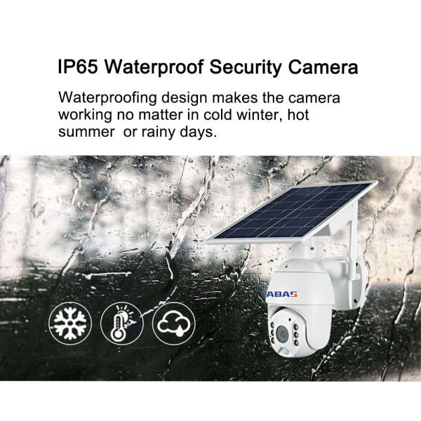 Pan Tilt Battery Solar Camera 4G 1080P HD Night Vision