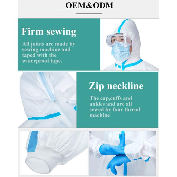 Antistatic Disposable Protective Coverall S-4XL
