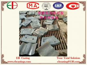 Quality ASTM A532 12%Cr High Cr Cast Iron Coal Mill Wave Liners & End Liners HRC50 EB6019 for sale