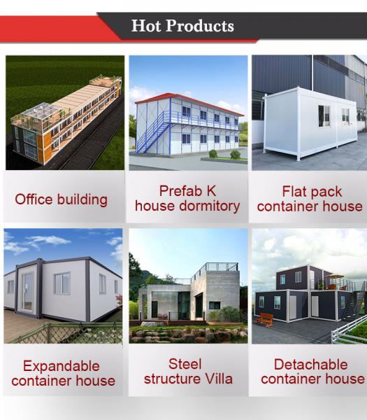 Zontop Hot Sale Office Building Factories Low Cost Prefab Container House Modular House