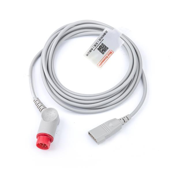 Blood Pressure IBP Adapter Cable 10 Pin Stable Siemens To PVB Interface
