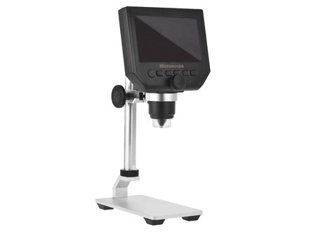 VGA Usb Microscope With Screen Lcd 600x3.6MP 8 LED Lights PCB Repair