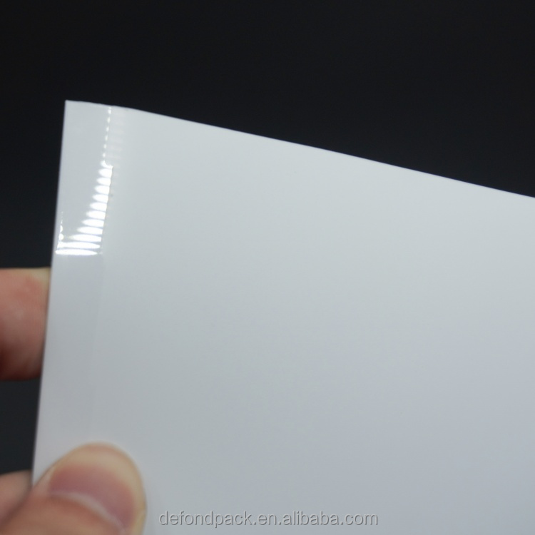 Customization Service Pet Material Plastic Sheets Thermoforming Petg Panels Pet Sheet Roll for Solar Back