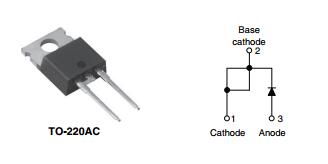 8TQ100PBF Schottky Rectifier, 8 A High frequency operation Low forward voltage drop 175 °C TJ operation