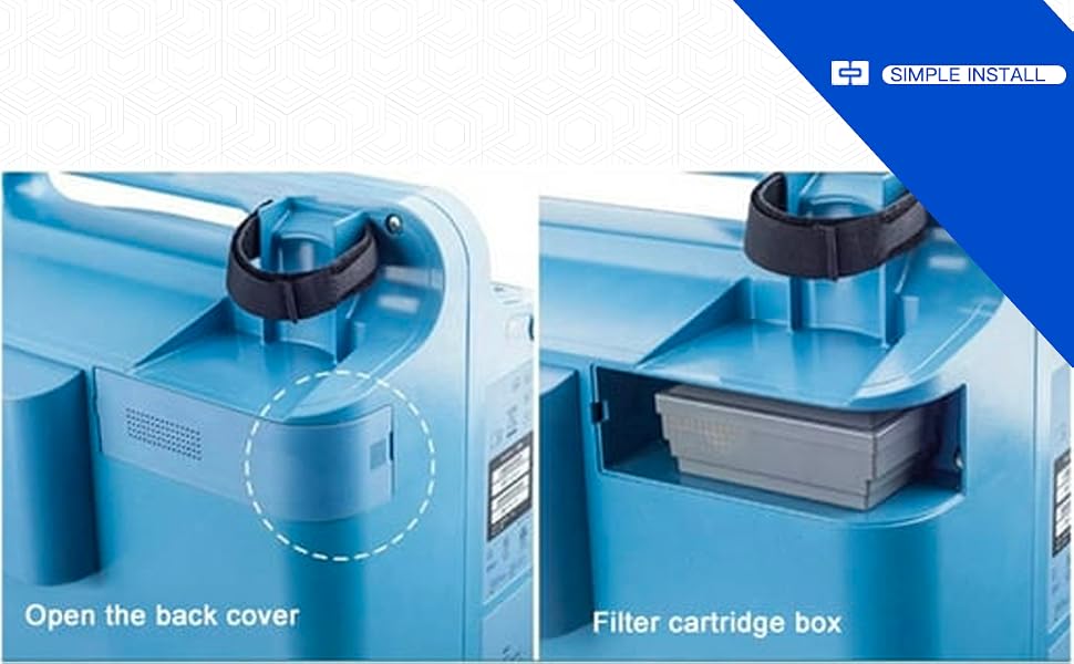 CPAP Filter Replacement Accessories Compatible for Everflo 5L Oxygen Generator Machines