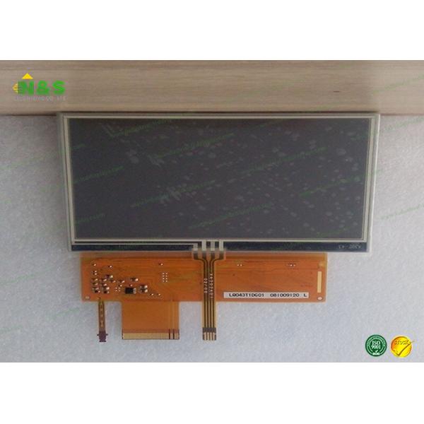 LQ043T1DG01 sharp lcd module , 4.3 inch digital flat panel lcd display 95.04×53.856 mm