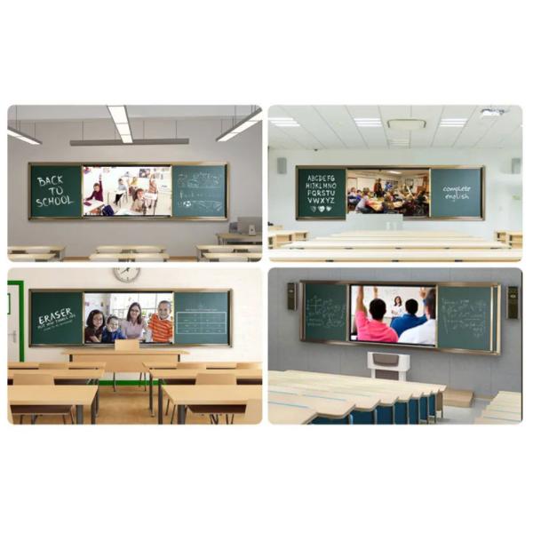 98 Inch Push Pull Digital Chalk Board Smart Magnetic For Education Training 2