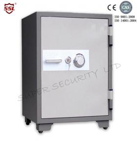 Quality 540L Locking Points Double Door Fire Resistant Safe Box with 8 Steel Live action Draw Bolts for shares markets for sale