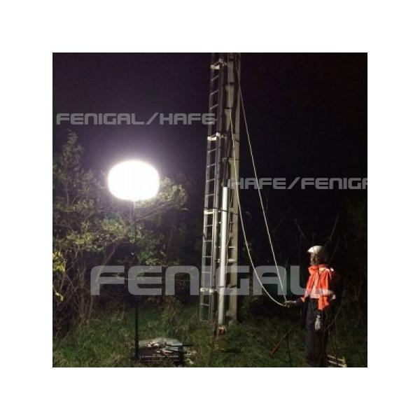 Backpack Portable Tripod Balloon Light With DC24 / 48v Battery For Rescue