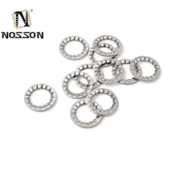 Essential Flat Style Toothed Lock Washers for Mining Operations DIN6797J Stainless Steel SS304 Carbon Steel Zinc Plated