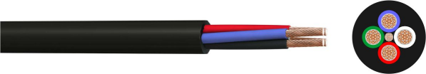 PVC Sheath 4 Core Circular Speaker Cable (MCSC4x1.5-PVC)