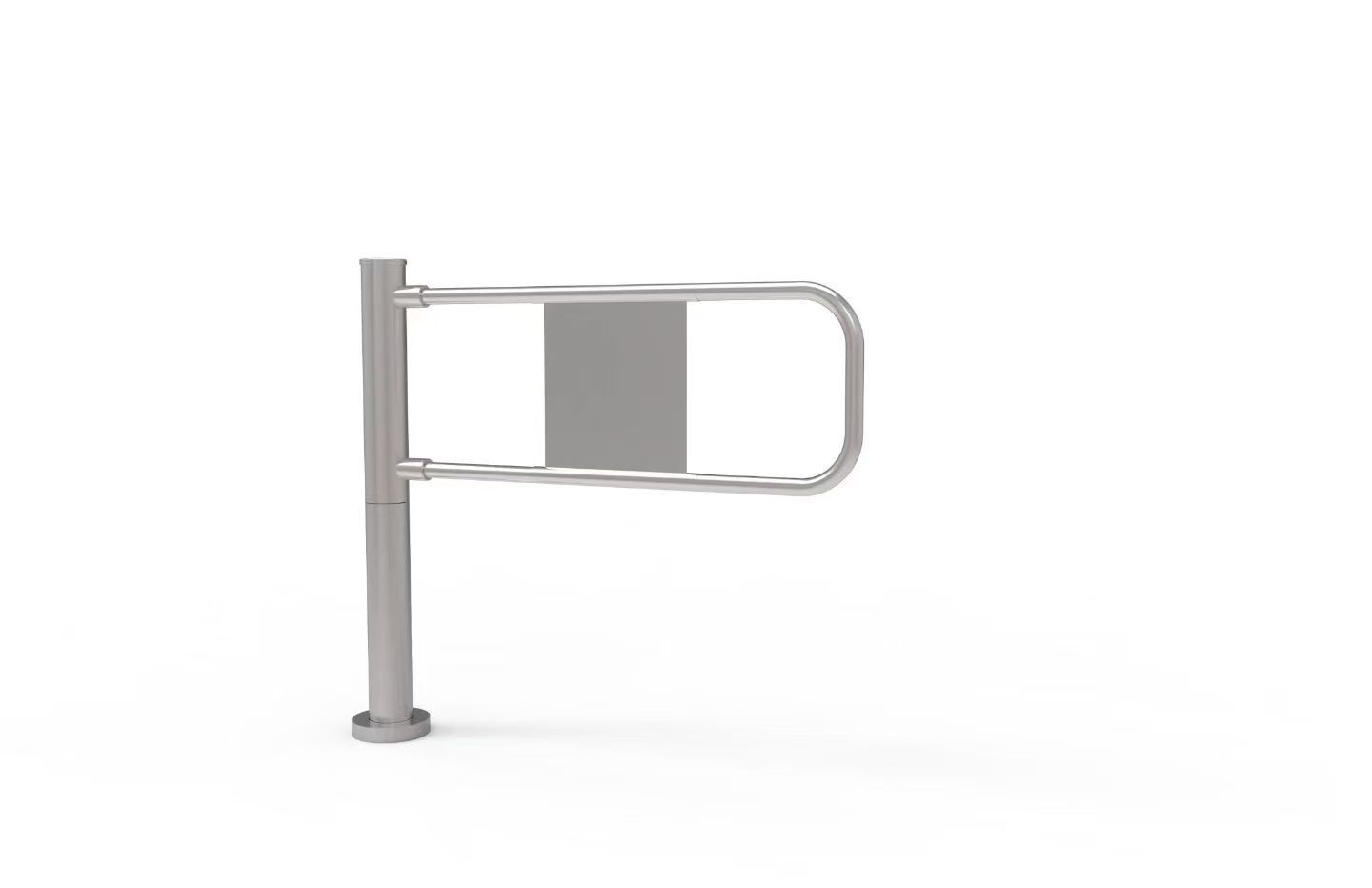 Integrated Cylindrical Manual Swing Barrier Gate Turnstile Automatic Rebound