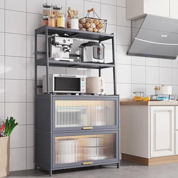 Kitchen Storage Solution Multi-function Floor-standing Dining Sideboard with
